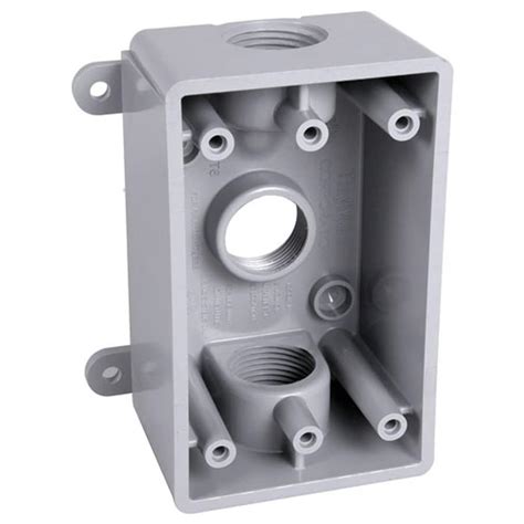 surface mount waterproof junction box|surface mount receptacle box lowe's.